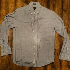 J. Crew Slim Small Baird McNutt Irish Linen Blue